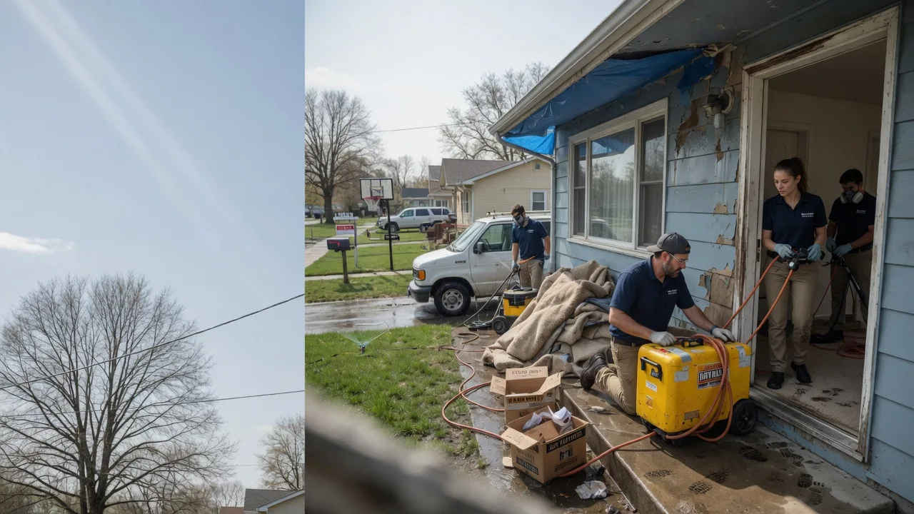 Basement Flood Cleanup in Brownsboro, TX near me